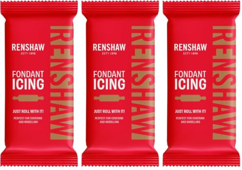 Renshaw Teddy Bear Brown Ready to Roll Fondant Icing, 250 g (Pack of 3)