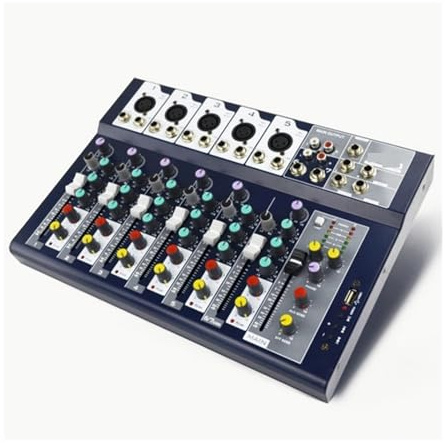 Ljudmixer, Mixerkonsol BluetoothUSB Ljudkort Pro Equipment Mixer Professionell digital portabel videokonsument för studiokaraoke