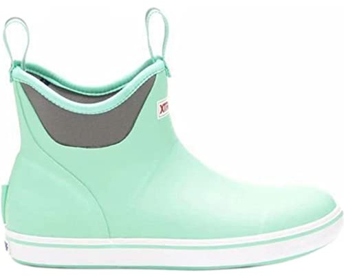Xtratuf Women's 6 Inch Ankle Deck Boot, Seafoam, 7