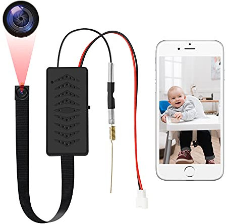 LXMIMI Mini Kamera WiFi, HD 1080P Kleine Kamera Unterstützung 2,4 und 5g WiFi mit Bewegungserkennung für Haussicherheitsüberwachung Kamera, APP Remote View