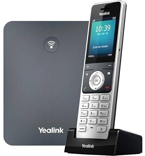 Yealink W76P VoIP SIP DECT kit Including 1 x W70B SIP DECT Base Station (AC + PoE) and 1 x W56H SIP DECT handset.