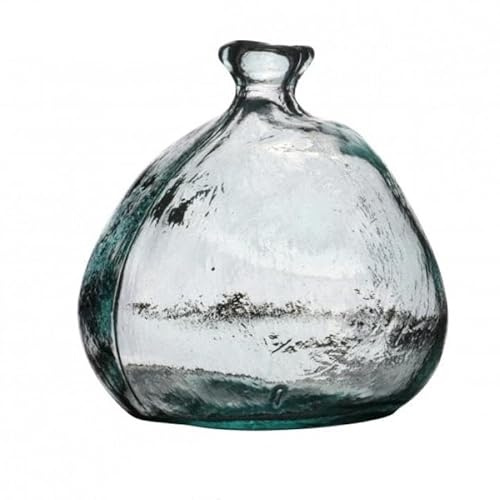 NATURAL LIVING Mila Vase 10 L Recycled Glass Diameter 33 cm x Height 33 cm