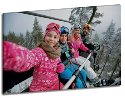 LABORATORIO 102 Quadro personalizzato con Foto (20x30 cm, Orizzontale) - Stampa su Tela Canvas - personalizza il tuo quadro con foto - compreso di Telaio in Legno - 100% made in Italy
