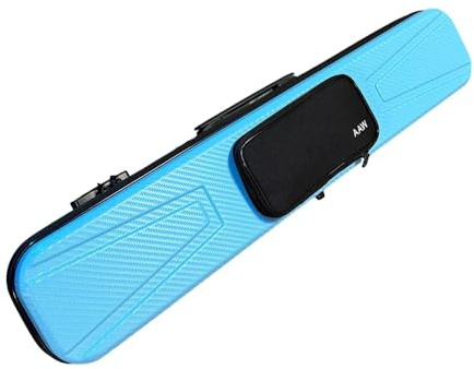 Baoblaze Custodia per Il Trasporto della Stecca da Biliardo con Maniglia, Borsa portaoggetti Portatile per Allenamento, Pratica all'aperto e Competizione, Azzurro