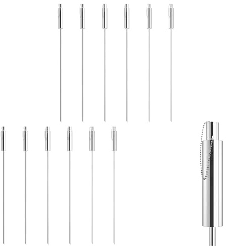 XMTECH Juego de 12 antorchas de jardín para exteriores, de acero inoxidable, 115 cm, aceite de 330 ml, antorchas de aceite, antorchas de aceite, antorchas de exterior, inoxidables para balcón y