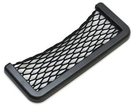 Red de Almacenamiento para Coche, Bolsillo, Soporte Adhesivo Multifuncional para Teléfono, Bolsa Organizadora de Malla, Accesorios de Interior de Coche