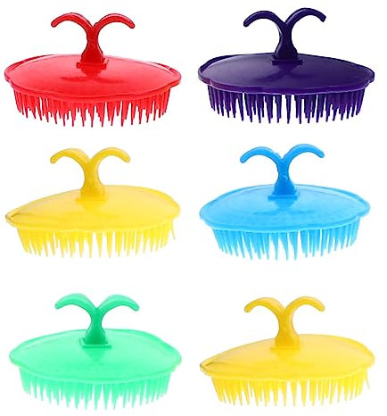 KOMBIUDA 12stücke Anti-juckreiz-haarkämme Friseur-haarkämme Tragbare Reisekämme Kreative Massage Zart