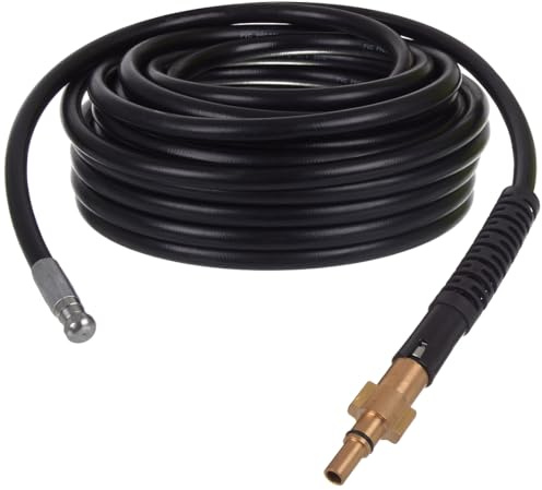 Tubo flessibile per la pulizia dei tubi TECHKAR 200 bar 60 °C lungo 10 m compatibile con le idropulitrici ad alta pressione Black&Decker Bosch