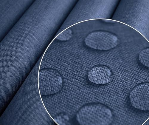 Strapazierfähiger, wasserdichter Stoff,600d oxford stoff wasserdicht - markisenstoff, abdeckplane wasserdicht, 100% pvc beschichtet, reißfest, uv-beständig (Blau, 100cm*146cm)