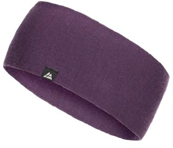 DANISH ENDURANCE Merino Wool Sports Headband, Breathable Running Headband for Men & Women, Unisex, 1 or 2 Pack, Purple, S/M