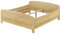 Erst-Holz® Seniorenbett extra hoch 180x200 Doppelbett Holzbett Massivholz Kiefer Bett ohne Zubehör 60.44-18 oR