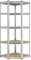 Juskys Eckregal Lagerregal Corner Basic 180 x 70 x 40-70 cm (HxBxT) - 875 kg - 5 Böden - Metall verzinkt - Schwerlastregal Steckregal Kellerregal (Silver)