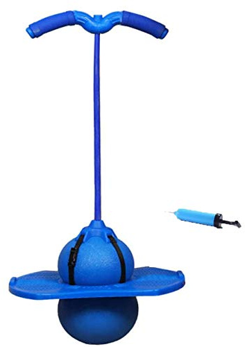 LONTG Pogo Ball Pogo Stick Jumper Balance Ball Hopper Balls Balance Board Bounce Space Balls With Handles Home Indoor Games Fitness Body Training Assistant Workout Accessories For Teens Adults