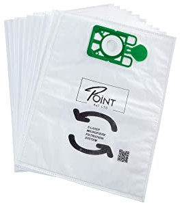 Point Vacuum Cleaner Microfibre Dust Bag for Numatic Henry Hetty Hoover Bags Basil and James Pack of 10