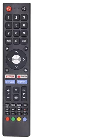 MYHGRC Ersatz Chiq Fernbedienung für CHIQ TV Changhong U43H7A U43H7S U50H7S U55H7S für OK ODL24771HN-TAB ODL50672U-TAB für Saba SA24S46A9 SA32S67A9, Keine Einrichtung erforderlich