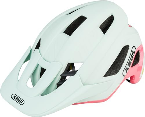 ABUS MTB-Helm Cliffhanger MIPS - Fahrradhelm für anspruchsvolle Trails - mit MIPS Aufprallschutz und großen Lüftungsöffnungen - für Damen und Herren - Mint, Größe M