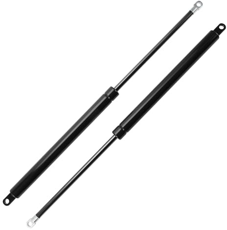Motoforti Soportes De Elevación Universales Amortiguadores De Gas 500mm/20 Pulgadas 178Ib/800N/80kg Metal Negro 2 Piezas