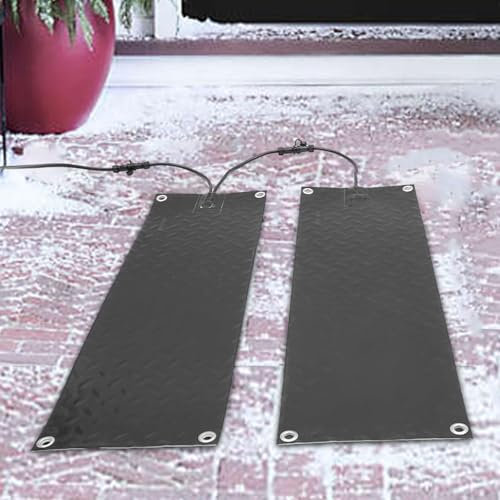 Tappetini anti-scivolo riscaldati invernali in stile foglia di salice Tappetini anti-scivolo in gomma per lo scioglimento della neve