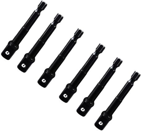 Impacts Stecknuss-Adapter für Bohrer, Schlagbohrer, Bit-Verlängerungs-Bit mit Haltern, Ratschen, Schraubenschlüssel, Mutter, Sechskant, Antriebsadapter