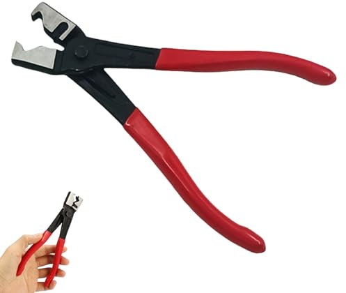 Huybaa Pince à Collier de Serrage, Hose Clip Pliers, Pince de Serrage Pour Collier, Pince pour Colliers Clic, Pince pour Collier Clic & Clic-R, Clic & Clic-R Type Clip Pliers, Pour L'entretien Auto