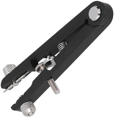 Bullongè Alicates de barra de resorte Multi-Flex con juego de horquilla para montaje y desmontaje de correas de reloj y sus barras de resorte