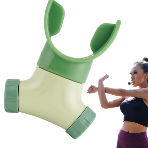 Entrenador Respiratorio,Dispositivo para Ejercitar los Pulmones - Ejercitador Portátil Ajustable para Nadar Deportes Cantar Correr