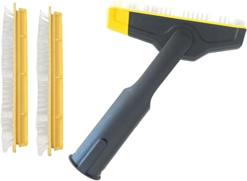 Zhanhai Set di spazzole grandi per malta Karcher per EASYFIX per modelli Deluxe con 2 setole di ricambio per pulitori a vapore SC1 SC2 SC3 SC4 SC5