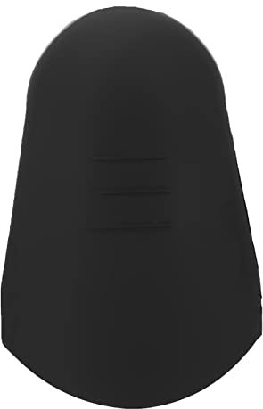 Keenso Gummi Klarinette Saxophon Mundstück Kappe, Mundstück Kappe Schutzspitze Reed Care Protector Instrument Zubehör(Schwarz)