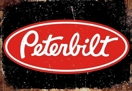 Vintage Peterbilt trucks Tin Sign Metal Decor Metal Tin Sign 8X12 inches
