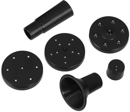 Happyyami Fountain Water Pump Parts Replacement Nozzles Kit for Solar Bird Bath Fountains Garden Water Features Accessories