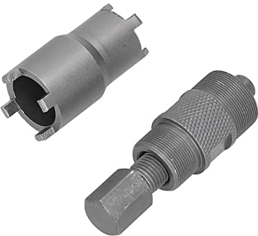 Ejoyous Extractor de Volante Magnético de 24 Mm y 27 Mm, Herramienta de Llave de Tuerca de Bloqueo de Embrague de Acero Al Carbono para GY6 50 150 ATV Dirt Bike
