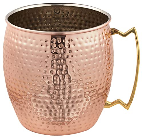 American Metalcraft CM192H Jumbo Hammered Copper Moscow Mule Mug, 192-Ounces