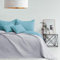 AmeliaHome Tagesdecke blau grau 200x220 Bettüberwürf zweiseitig Ultrasonic Steppung Polyester Softa