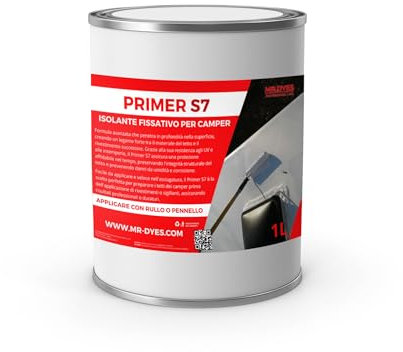 MR.DYES-PRIMER S7-PRIMER ISOLANTE E FISSATIVO PER IMPERMEABILIZZANTE CAMPER-REPAIR DA 1-5 LT. (1 LT.)