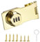 Zahlenschloss Überfalle Schlösser, Schubladenzahlenschloss, Haushaltsschrank Zahlenschloss, 3 Stelliges Kombinationsvorhängeschloss, Geeignet für Schränke, Kleine Türen, Haustiertüren (Gold)