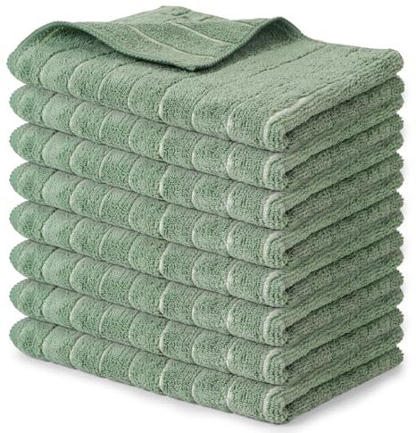 Solvant Juego de 8 Trapos Cocina 65 X 45 cm, Paños de Cocina Buenos SúPer Absorbentes y Resistentes, PañOs de Cocina Buenos, Trapos Cocina Algodon