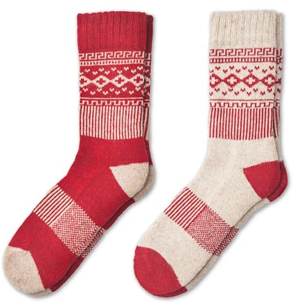 NORDIC Socks 2 Par, Merinoull Vandringsstrumpor, Outdoorstrumpor, Tekniska Anti-Blåsor Strumpor (DE/NL/SE/PL, Numerisk, 39, 42, Regelbunden, Regelbunden, Adventurer)