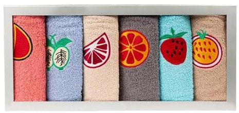 BOSKIMO - Paños de Cocina Algodón y Microfibra - Absorbentes 380-480 g/m² - Pack de 4 o 6 Unidades - 50x50 cm - Fabricado en Portugal - Trapos Cocina Rizo Algodón