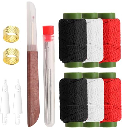 Stainless Steel Sewing Needles Set, 37PCS Sewing Tool Set Needles Thread Hand Repair Tools Multi-Purpose Needle and Thread Kit with Hand Sewing Needles Small Sewing Kit for Beginners & Daily Use