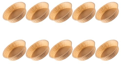 STAHAD Set da 10 Teglie di Carta da Forno Antiaderenti per Torte Rotonde da 6 Pollici, Rivestimenti Usa e Getta per Dolci, Coperture per Tortiere per Cottura e Pasticceria