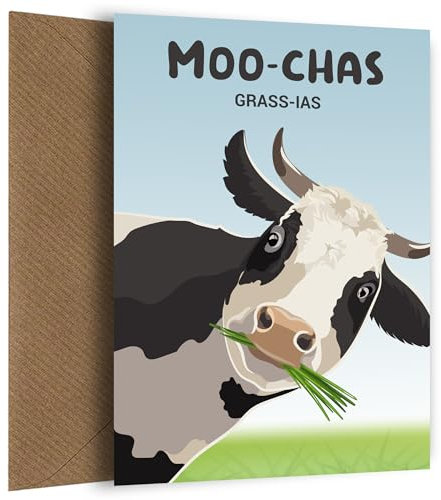 Dankeskarte – Moochas Gracias – Sagen Sie Danke oder Entschuldigung, mit dieser Grußkarte und Dankeskarten, einzeln