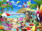 Vermont Christmas Company Beach Getaway Puzzle 550 Teile – komplett ineinandergreifende und zufällig geformte Teile – 61 x 45,7 cm