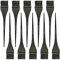 XNIVUIS 10 Piezas Pinceles para Teñir Cabello Pinceles para Teñir Cabello, Brocha Tinte Pelo Cepillo para Teñir el Cabello Herramientas para Teñir Cabello para Teñir Cabello DIY (Negro)