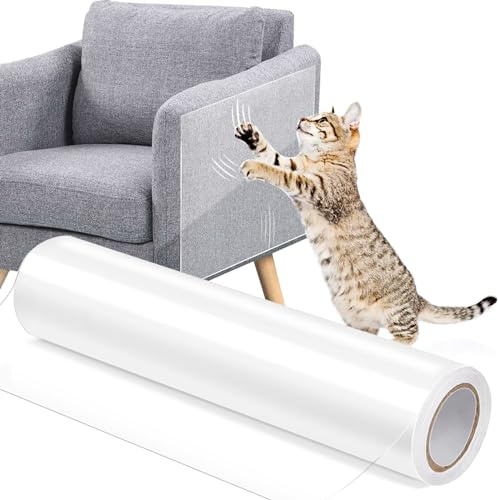 Door Protector From Cat Scratching, Cat Anti Scratch Tape 40cm*3m, Stop Cats Scratching Furniture, Cat Tape For Carpet, Sofa, Couch, Door