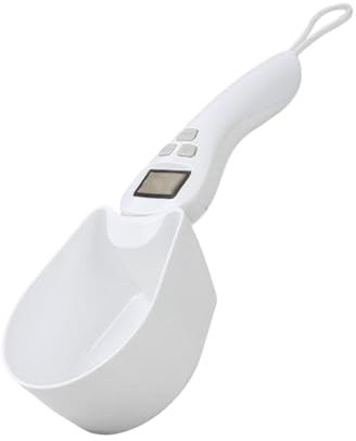 Huayeex Cuchara medidora digital, báscula de alimentos, Báscula de peso para alimentos, Herramienta portátil de pesaje de gramos de precisión, cuchara ponderada electrónica con pantalla de