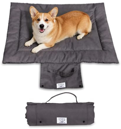 Qxtey Manta plegable para perros, para exteriores, camping, viajes, para perros, portátil, impermeable, cómoda, suave, para maletero de coche, 70 x 50 cm, cama para gatos pequeños y medianos