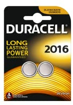 Duracell CR2016 Batteria a bottone al litio, Confezione da 2