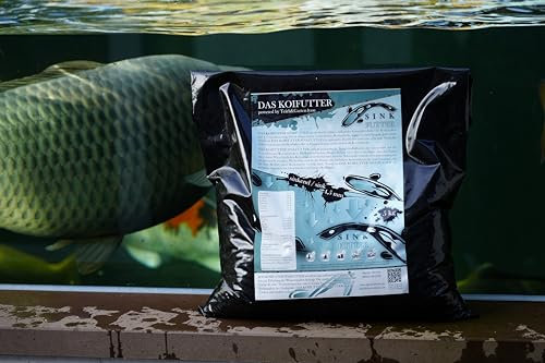 DAS KOIFUTTER Sorte SINKFUTTER, für gesunde Fische das Ganze Jahr, Sommer und Winter, sinkendes Koifutter für Koi und Goldfische