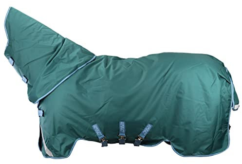 Horseware Amigo Bravo 12 Plus lite 100g mit Halsteil Disc Storm Green Gr. wählbar (145)