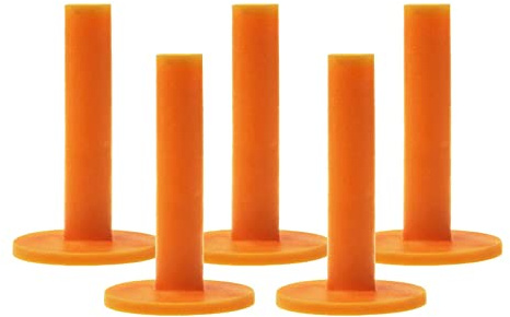 kowaku 5 Piezas de Soporte de Goma para tee para Golf para Tapetes de Práctica Y de Práctica con Tamaños de, 85mm